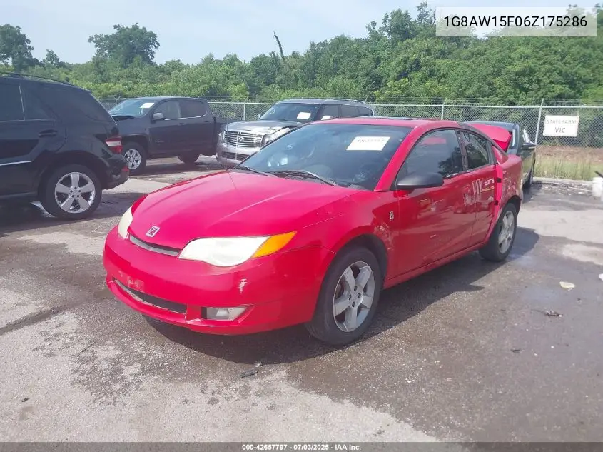 2006 Saturn Ion 3 VIN: 1G8AW15F06Z175286 Lot: 42657797