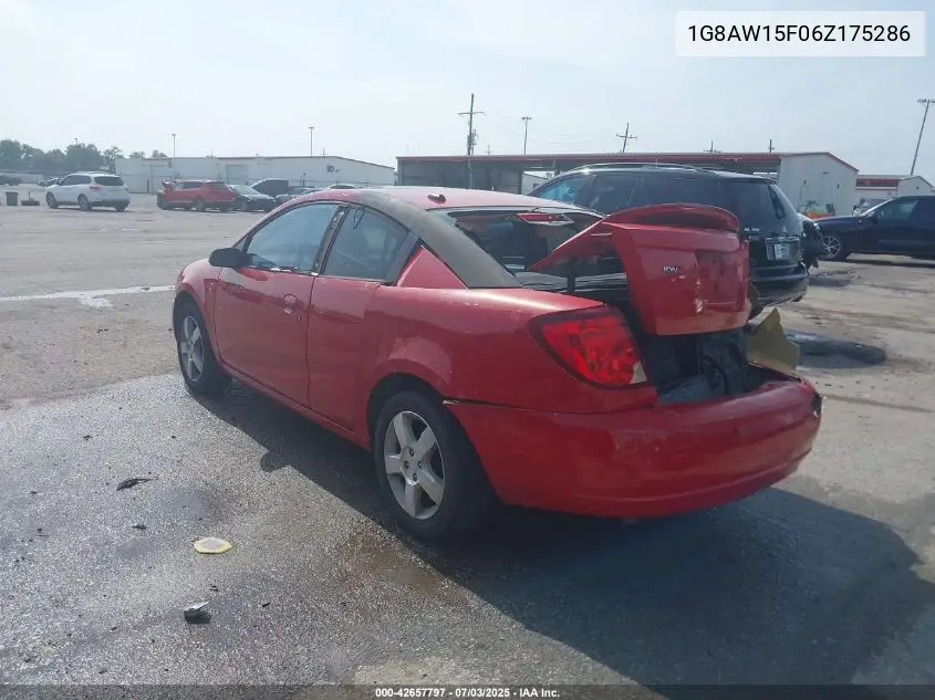 2006 Saturn Ion 3 VIN: 1G8AW15F06Z175286 Lot: 42657797