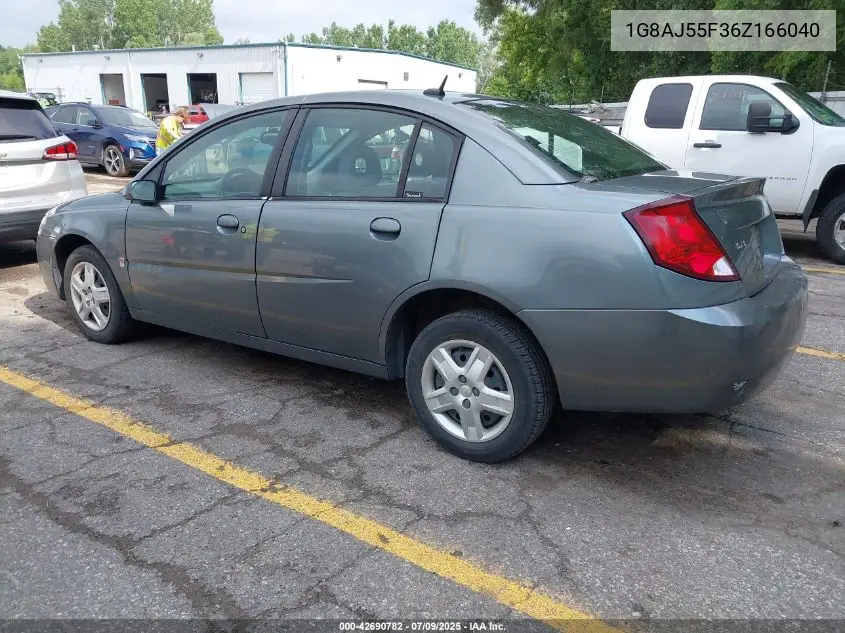 2006 Saturn Ion 2 VIN: 1G8AJ55F36Z166040 Lot: 42690782