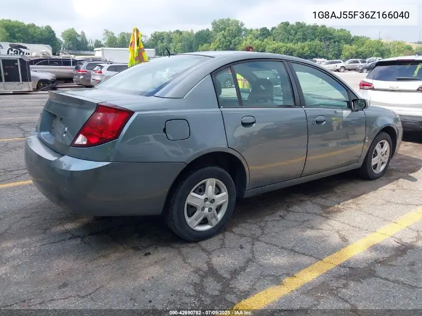 2006 Saturn Ion 2 VIN: 1G8AJ55F36Z166040 Lot: 42690782