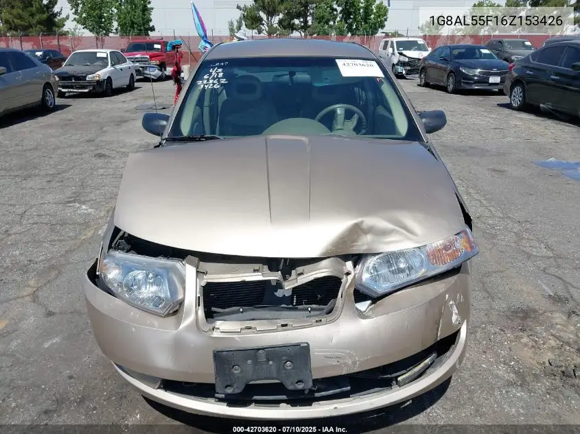 2006 Saturn Ion 3 VIN: 1G8AL55F16Z153426 Lot: 42703620