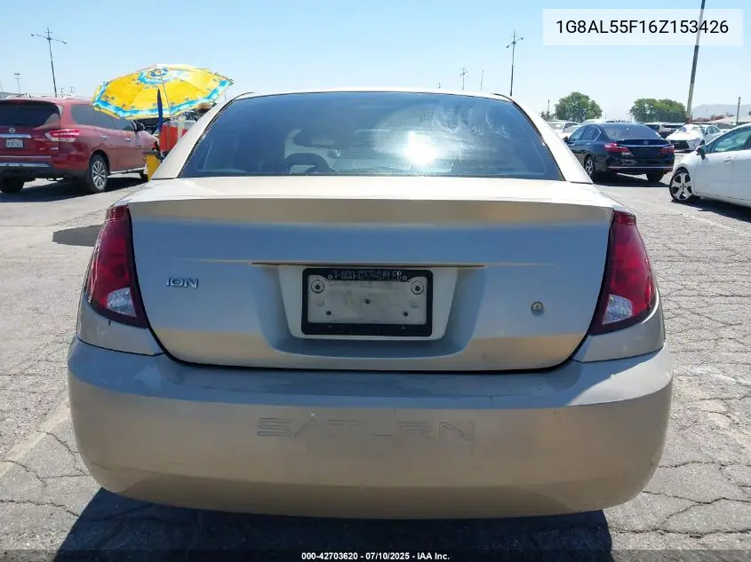 2006 Saturn Ion 3 VIN: 1G8AL55F16Z153426 Lot: 42703620
