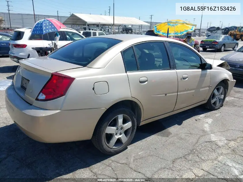 2006 Saturn Ion 3 VIN: 1G8AL55F16Z153426 Lot: 42703620