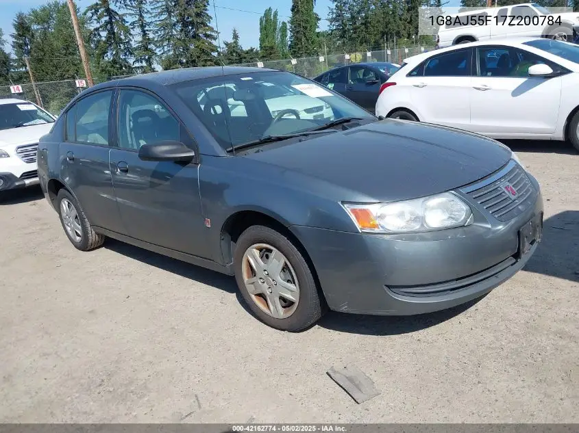 2007 Saturn Ion 2 VIN: 1G8AJ55F17Z200784 Lot: 42162774