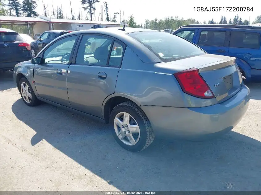 2007 Saturn Ion 2 VIN: 1G8AJ55F17Z200784 Lot: 42162774