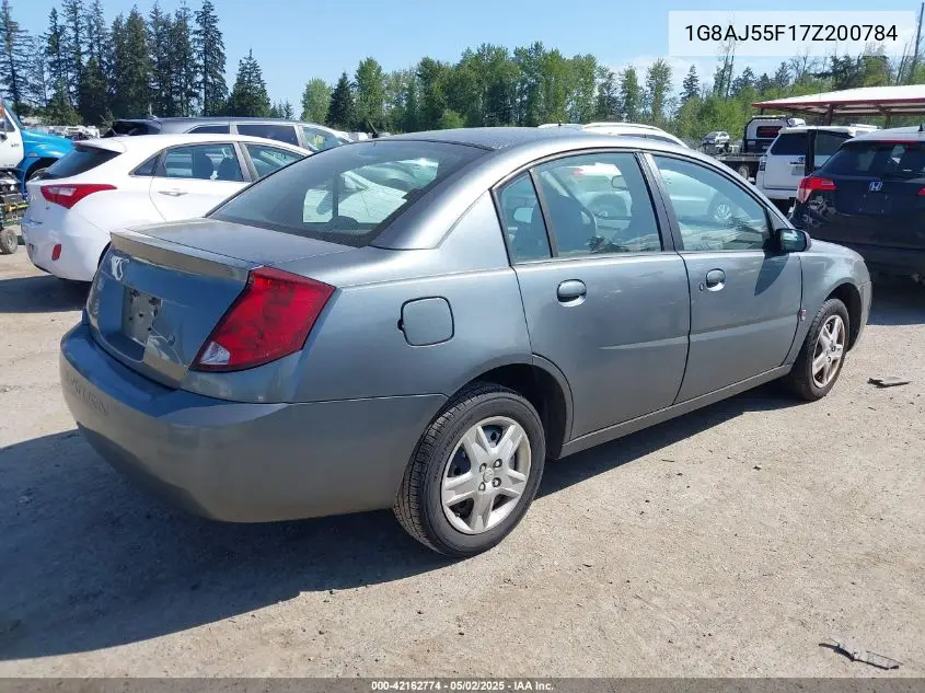 2007 Saturn Ion 2 VIN: 1G8AJ55F17Z200784 Lot: 42162774