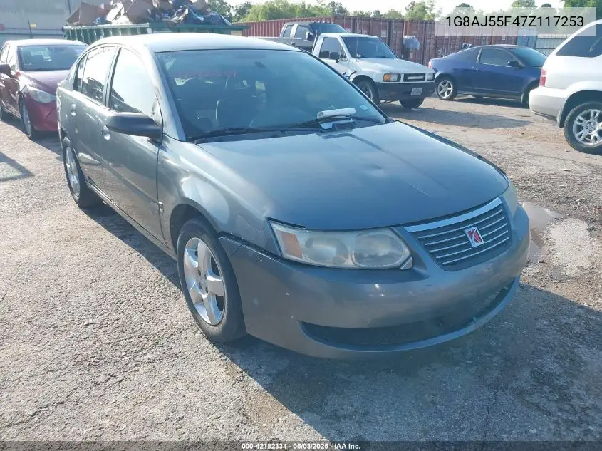 2007 Saturn Ion 2 VIN: 1G8AJ55F47Z117253 Lot: 42182334
