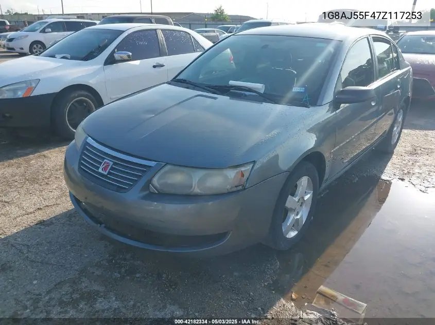2007 Saturn Ion 2 VIN: 1G8AJ55F47Z117253 Lot: 42182334