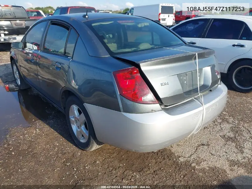 2007 Saturn Ion 2 VIN: 1G8AJ55F47Z117253 Lot: 42182334