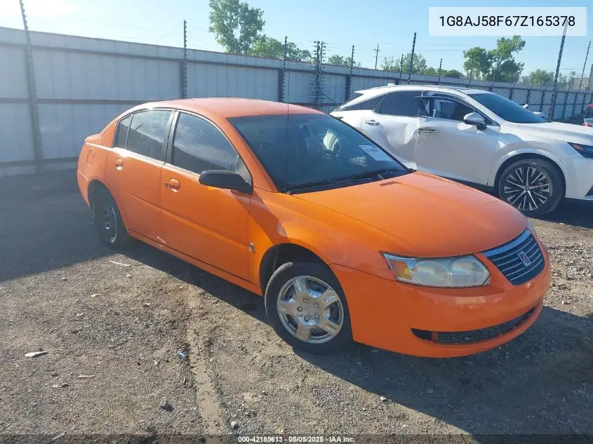 2007 Saturn Ion 2 VIN: 1G8AJ58F67Z165378 Lot: 42185613