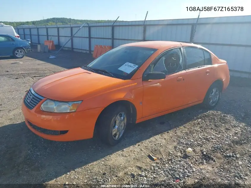 2007 Saturn Ion 2 VIN: 1G8AJ58F67Z165378 Lot: 42185613