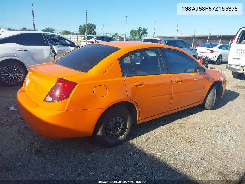 2007 Saturn Ion 2 VIN: 1G8AJ58F67Z165378 Lot: 42185613