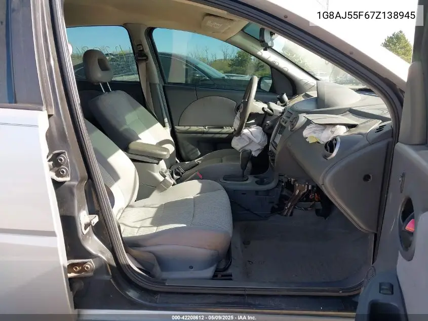 2007 Saturn Ion 2 VIN: 1G8AJ55F67Z138945 Lot: 42208612