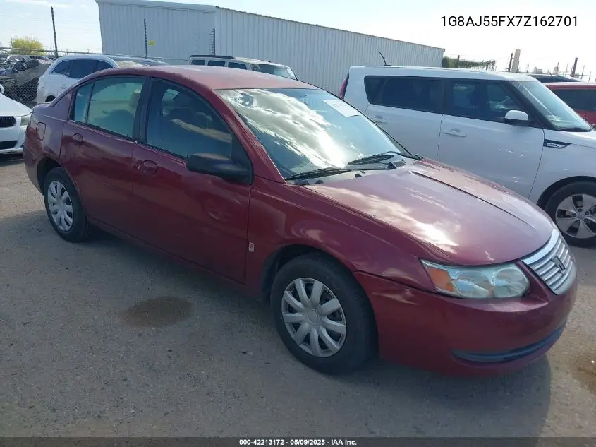 2007 Saturn Ion 2 VIN: 1G8AJ55FX7Z162701 Lot: 42213172