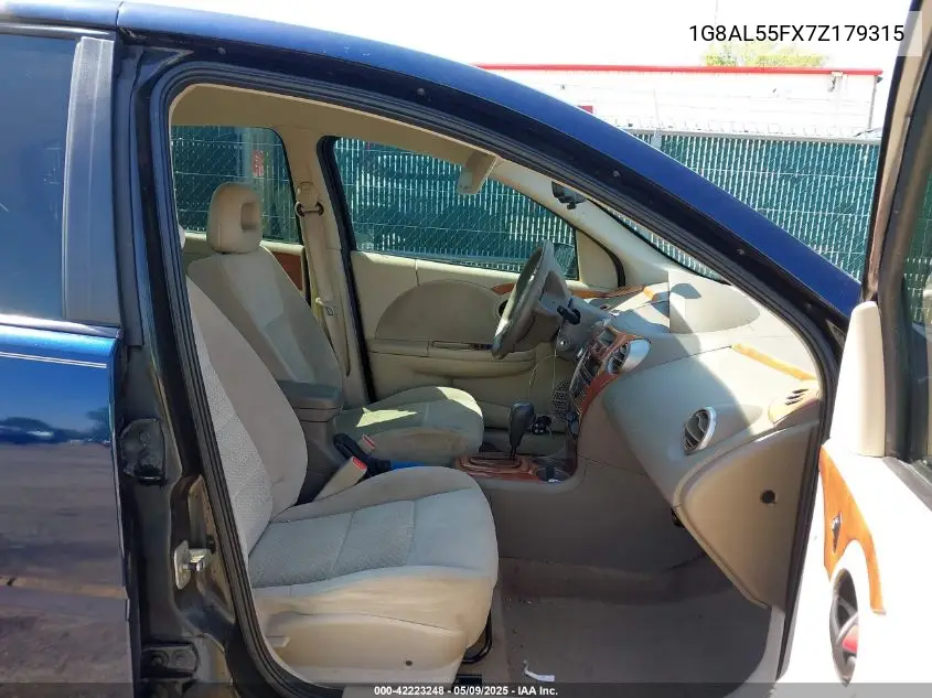 2007 Saturn Ion 3 VIN: 1G8AL55FX7Z179315 Lot: 42223248