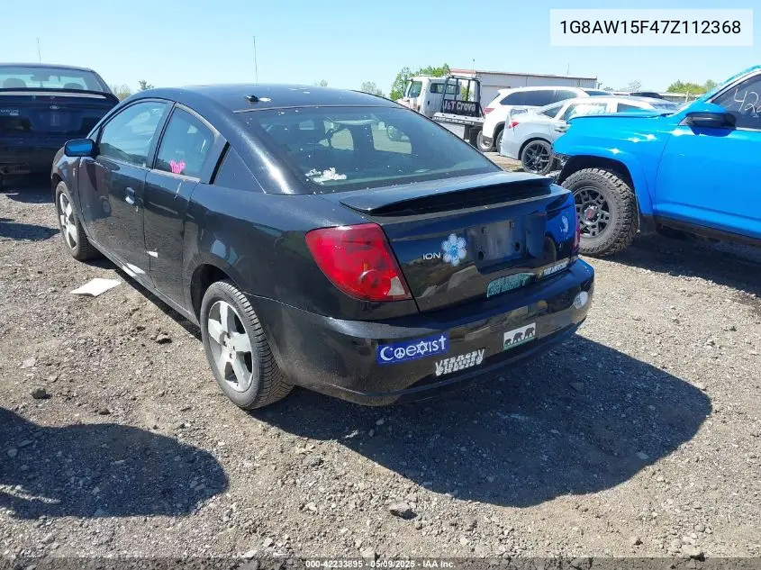 2007 Saturn Ion 3 VIN: 1G8AW15F47Z112368 Lot: 42233895
