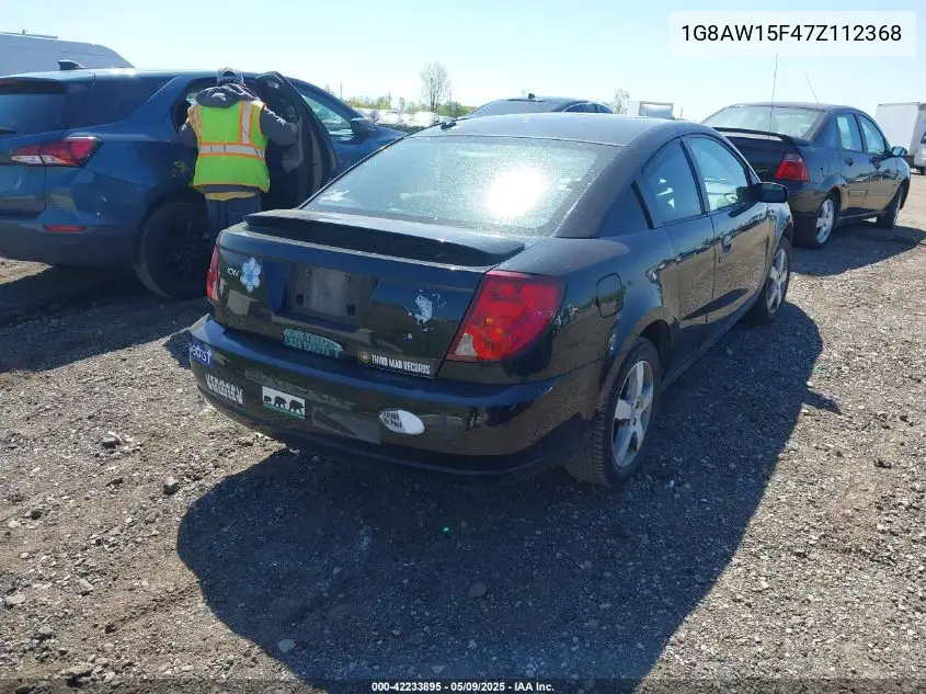 2007 Saturn Ion 3 VIN: 1G8AW15F47Z112368 Lot: 42233895