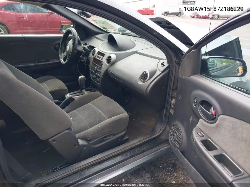 2007 Saturn Ion 3 VIN: 1G8AW15F87Z186229 Lot: 42512778