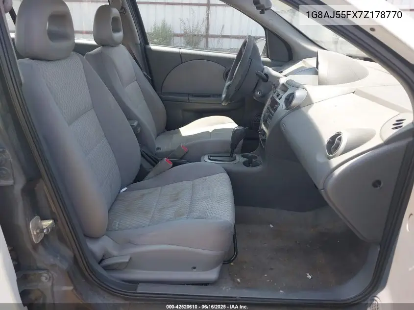 2007 Saturn Ion 2 VIN: 1G8AJ55FX7Z178770 Lot: 42520610