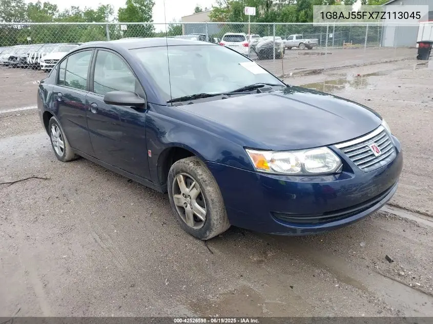 2007 Saturn Ion 2 VIN: 1G8AJ55FX7Z113045 Lot: 42526598