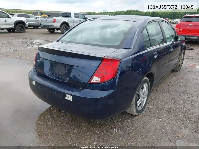 2007 Saturn Ion 2 VIN: 1G8AJ55FX7Z113045 Lot: 42526598