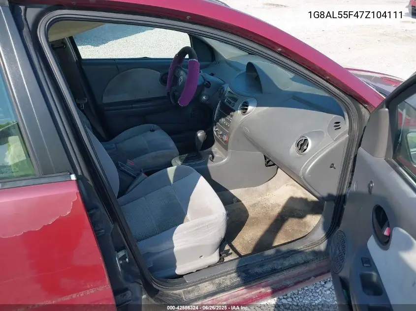 2007 Saturn Ion 3 VIN: 1G8AL55F47Z104111 Lot: 42586324