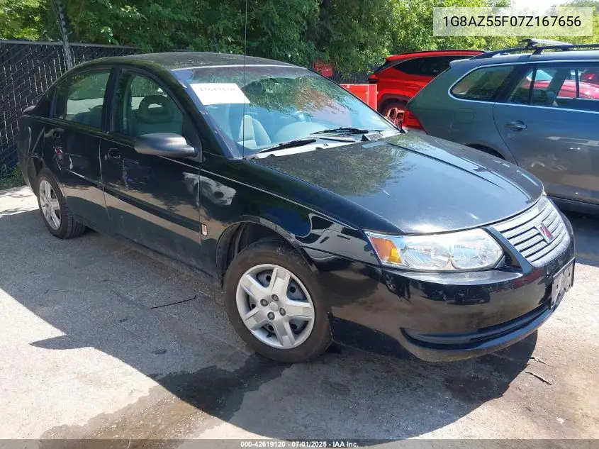2007 Saturn Ion 2 VIN: 1G8AZ55F07Z167656 Lot: 42619120