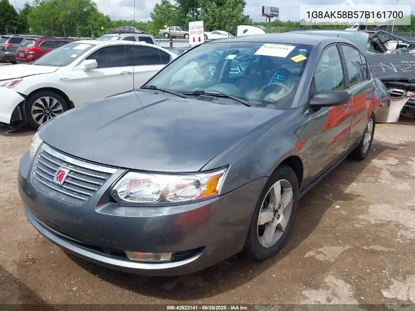 2007 Saturn Ion 3 VIN: 1G8AK58B57B161700 Lot: 42623141