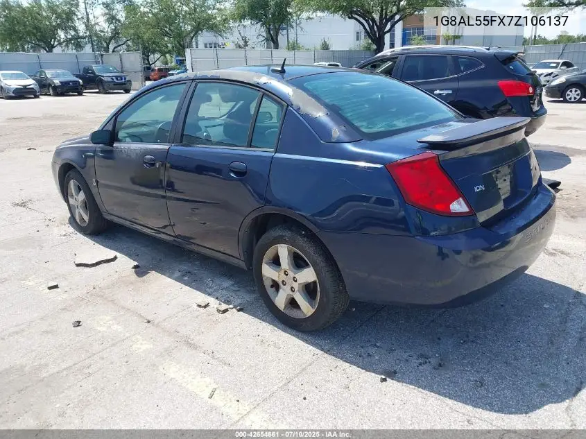 2007 Saturn Ion 3 VIN: 1G8AL55FX7Z106137 Lot: 42654661