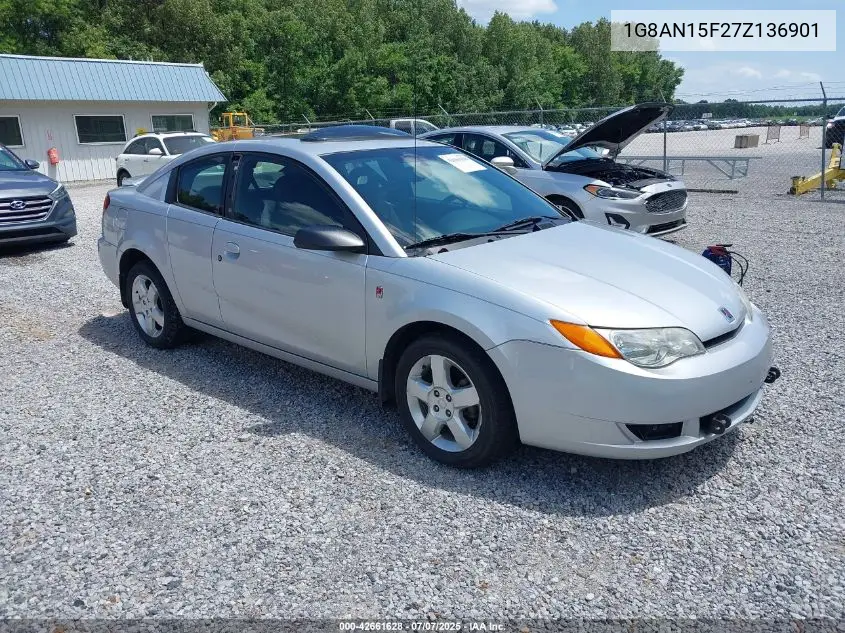 2007 Saturn Ion Level 2 VIN: 1G8AN15F27Z136901 Lot: 42661628