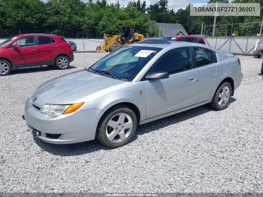 2007 Saturn Ion Level 2 VIN: 1G8AN15F27Z136901 Lot: 42661628