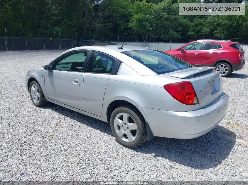 2007 Saturn Ion Level 2 VIN: 1G8AN15F27Z136901 Lot: 42661628