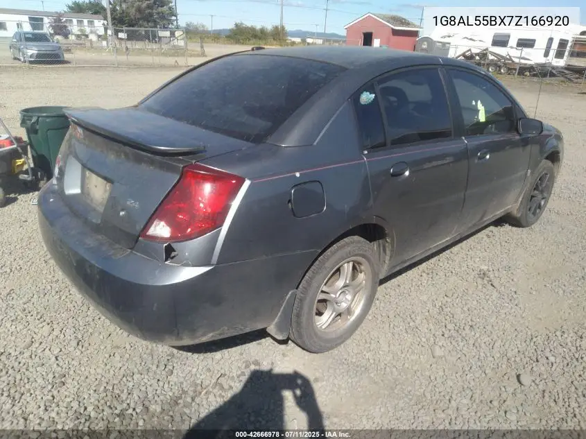 2007 Saturn Ion 3 VIN: 1G8AL55BX7Z166920 Lot: 42666978