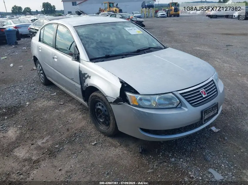 2007 Saturn Ion 2 VIN: 1G8AJ55FX7Z127382 Lot: 42687261
