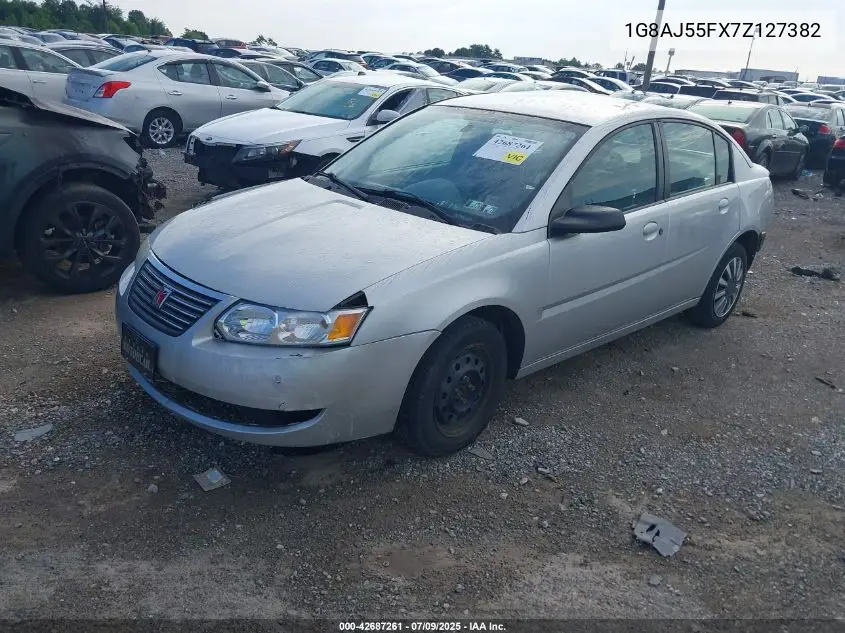 2007 Saturn Ion 2 VIN: 1G8AJ55FX7Z127382 Lot: 42687261