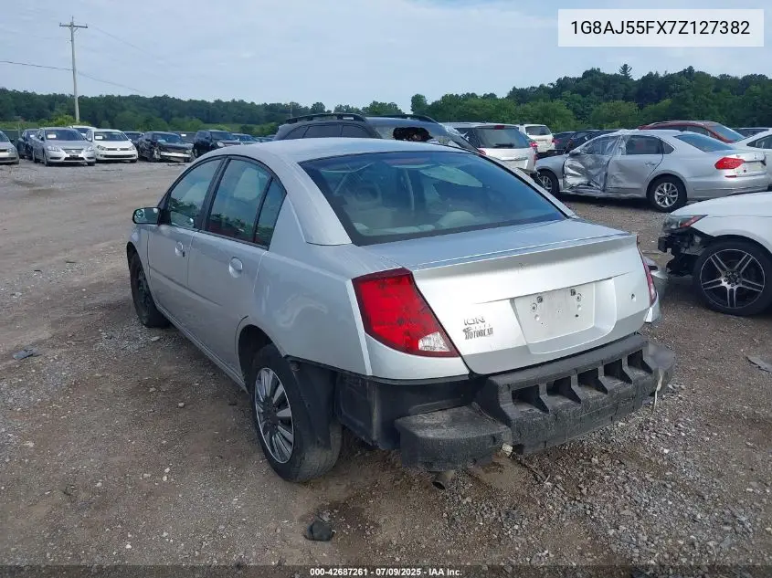 2007 Saturn Ion 2 VIN: 1G8AJ55FX7Z127382 Lot: 42687261