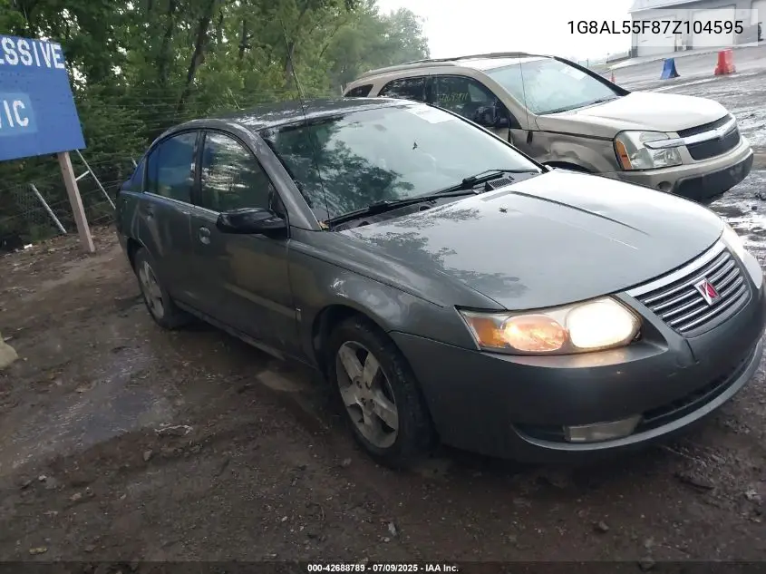 2007 Saturn Ion 3 VIN: 1G8AL55F87Z104595 Lot: 42688789