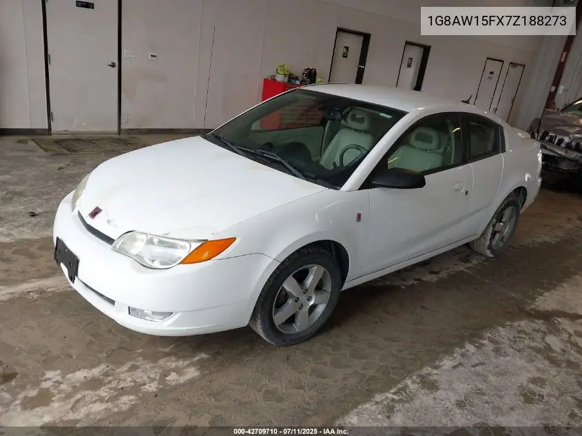 2007 Saturn Ion 3 VIN: 1G8AW15FX7Z188273 Lot: 42709710