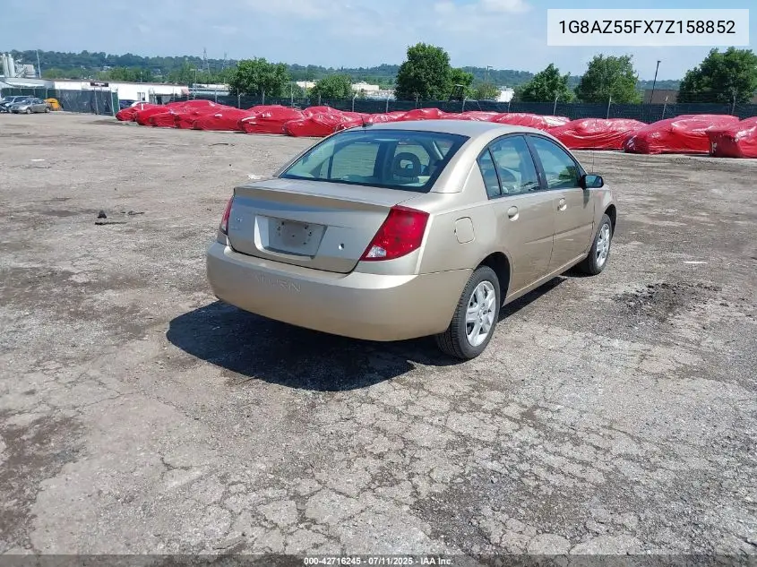 2007 Saturn Ion 2 VIN: 1G8AZ55FX7Z158852 Lot: 42716245