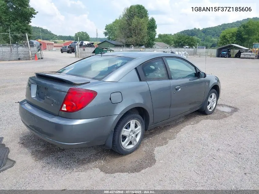 2007 Saturn Ion 2 VIN: 1G8AN15F37Z185606 Lot: 42742948