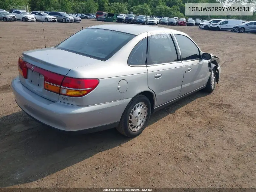 2000 Saturn Ls2 VIN: 1G8JW52R9YY654613 Lot: 42411366