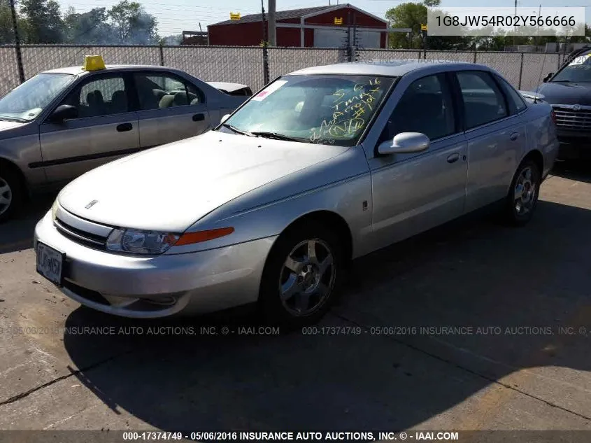 2002 Saturn L300 VIN: 1G8JW54R02Y566666 Lot: 17374749