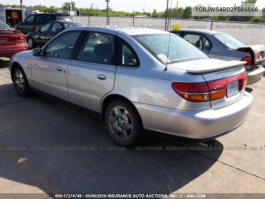 2002 Saturn L300 VIN: 1G8JW54R02Y566666 Lot: 17374749