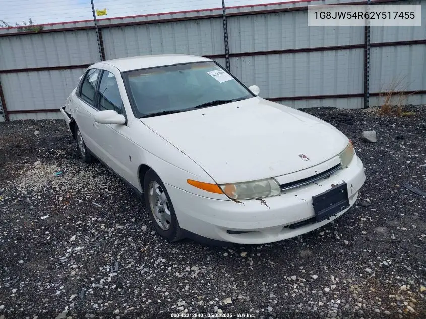 2002 Saturn L-Series L300 VIN: 1G8JW54R62Y517455 Lot: 42212840