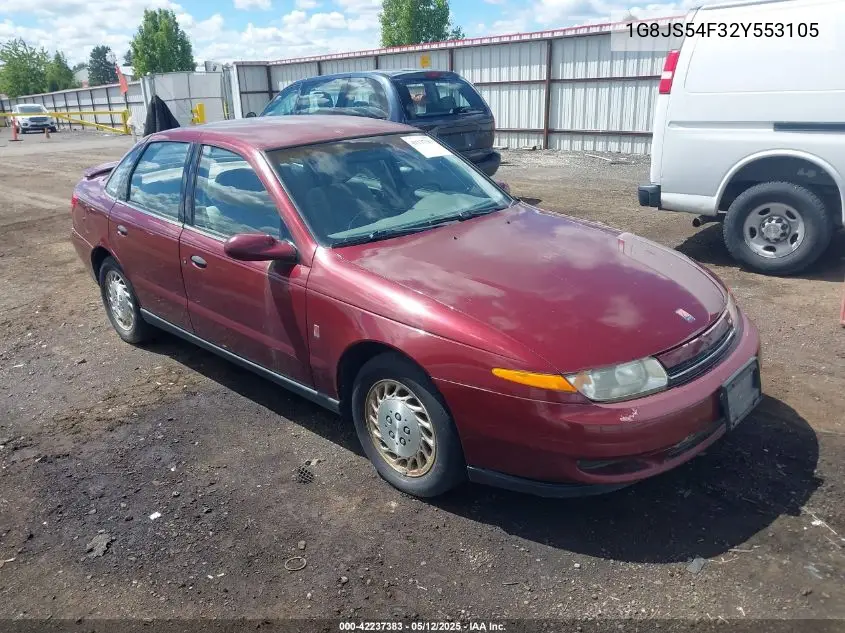 2002 Saturn L-Series L100 VIN: 1G8JS54F32Y553105 Lot: 42237383