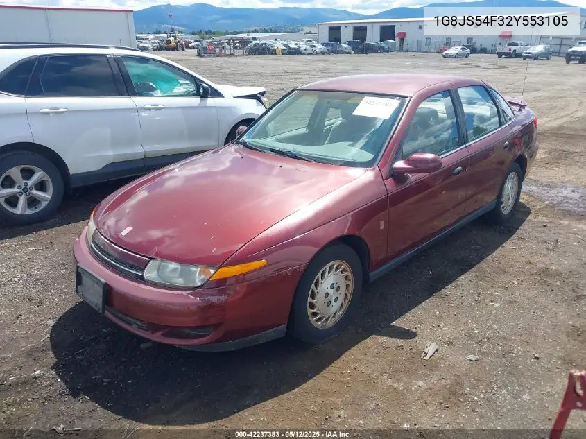 2002 Saturn L-Series L100 VIN: 1G8JS54F32Y553105 Lot: 42237383