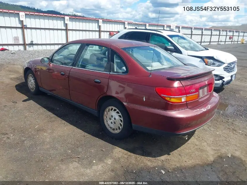 2002 Saturn L-Series L100 VIN: 1G8JS54F32Y553105 Lot: 42237383