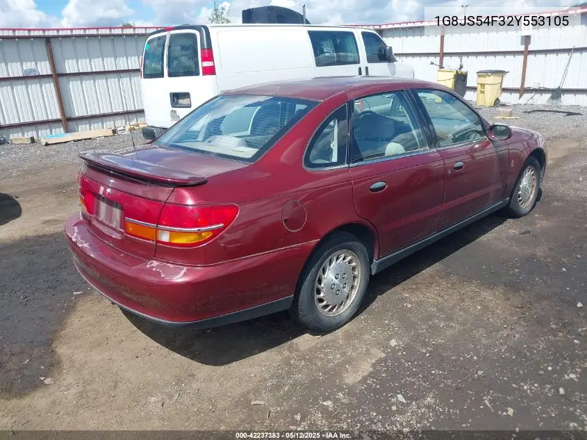 2002 Saturn L-Series L100 VIN: 1G8JS54F32Y553105 Lot: 42237383