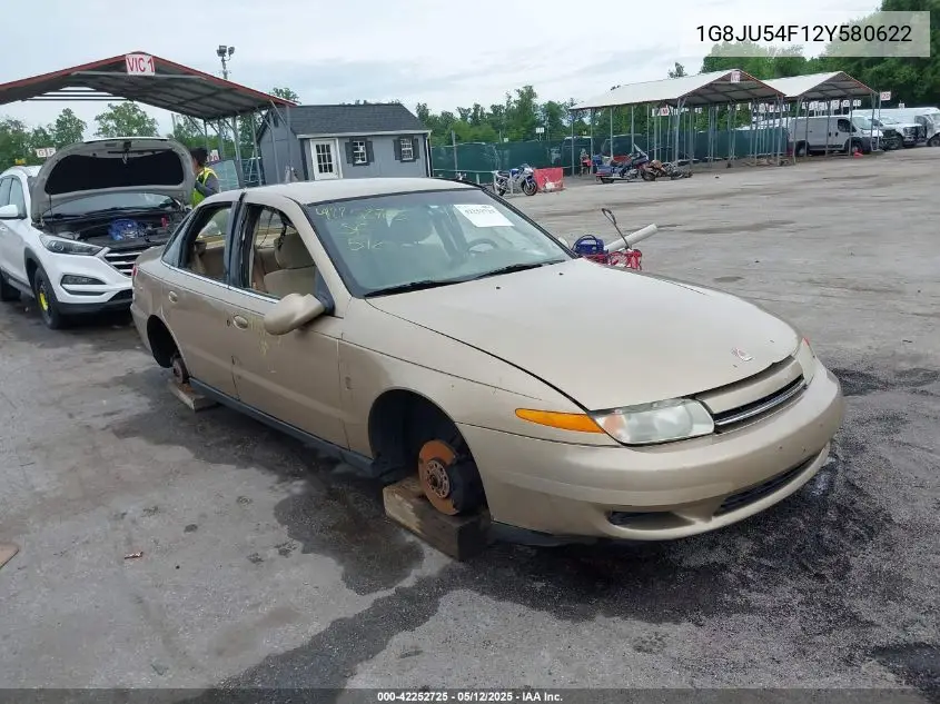 2002 Saturn L-Series L200 VIN: 1G8JU54F12Y580622 Lot: 42252725
