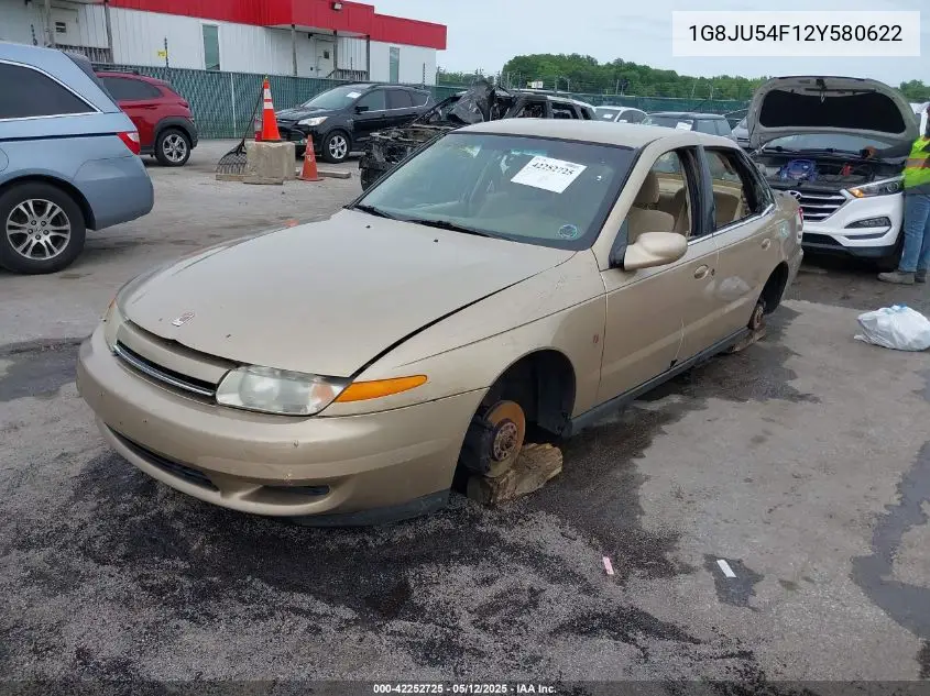 2002 Saturn L-Series L200 VIN: 1G8JU54F12Y580622 Lot: 42252725